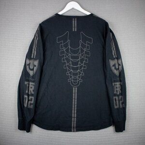 True Religion Logo Longsleeve Stripped XXXL